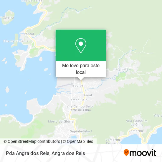 Pda Angra dos Reis mapa