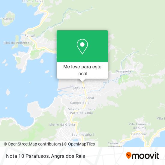 Nota 10 Parafusos mapa