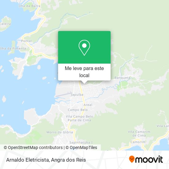 Arnaldo Eletricista mapa