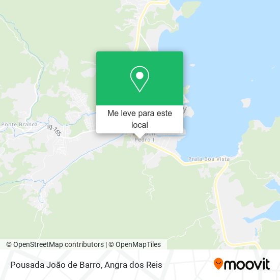 Pousada João de Barro mapa