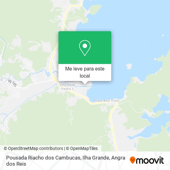 Pousada Riacho dos Cambucas, Ilha Grande mapa