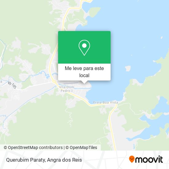 Querubim Paraty mapa