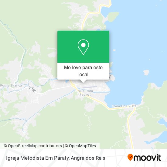 Igreja Metodista Em Paraty mapa