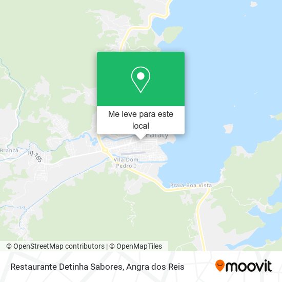 Restaurante Detinha Sabores mapa
