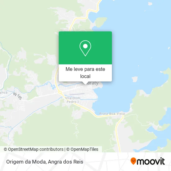 Origem da Moda mapa