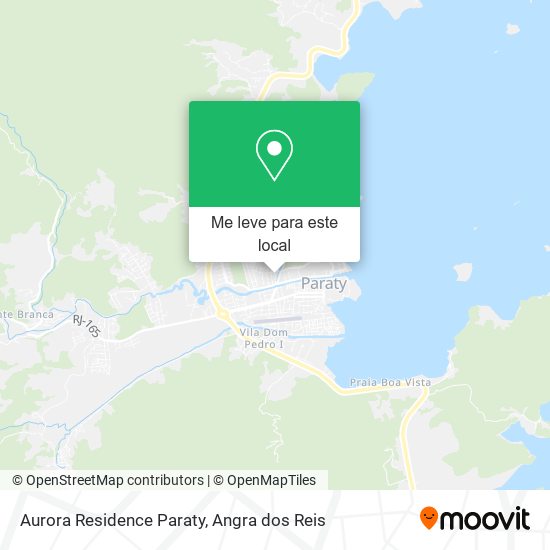 Aurora Residence Paraty mapa