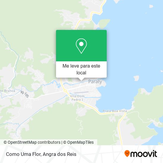 Como Uma Flor mapa