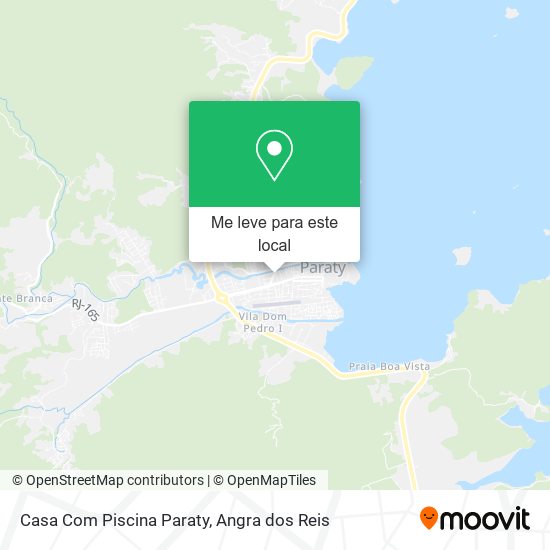 Casa Com Piscina Paraty mapa