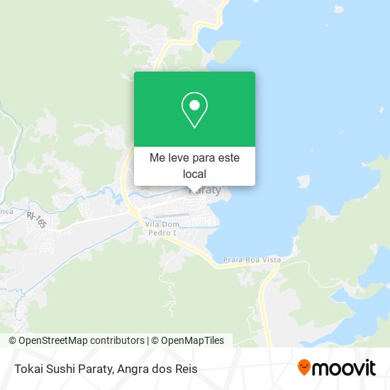 Tokai Sushi Paraty mapa