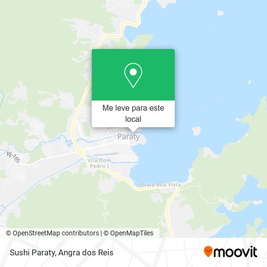 Sushi Paraty mapa