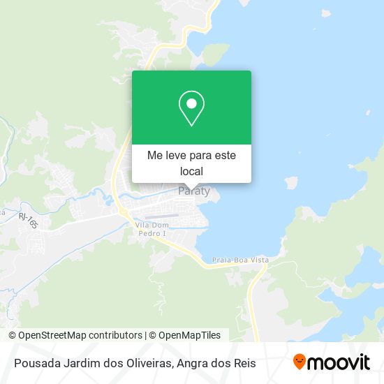 Pousada Jardim dos Oliveiras mapa