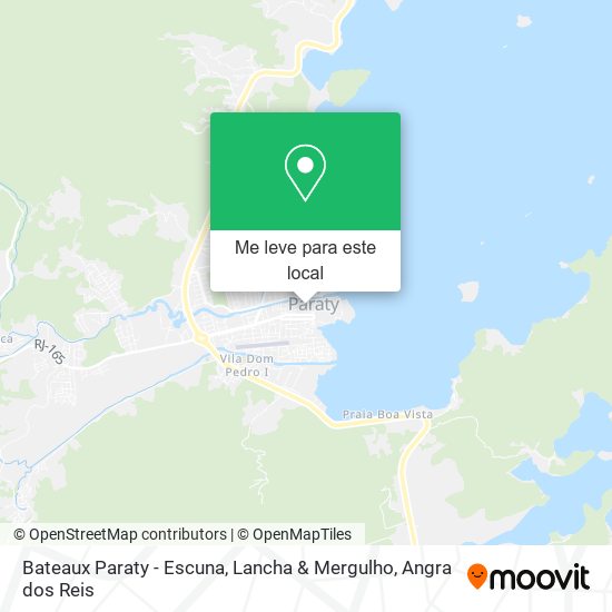 Bateaux Paraty - Escuna, Lancha & Mergulho mapa