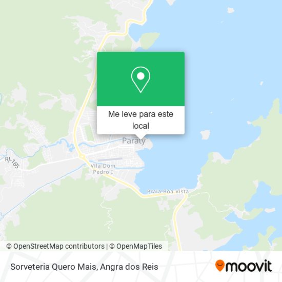 Sorveteria Quero Mais mapa