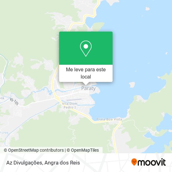 Az Divulgações mapa