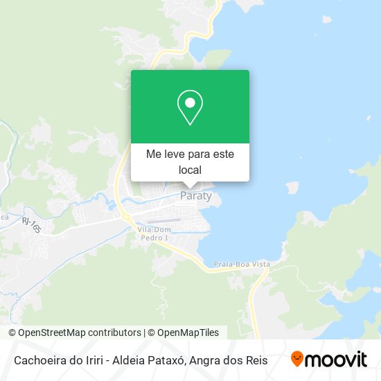 Cachoeira do Iriri - Aldeia Pataxó mapa