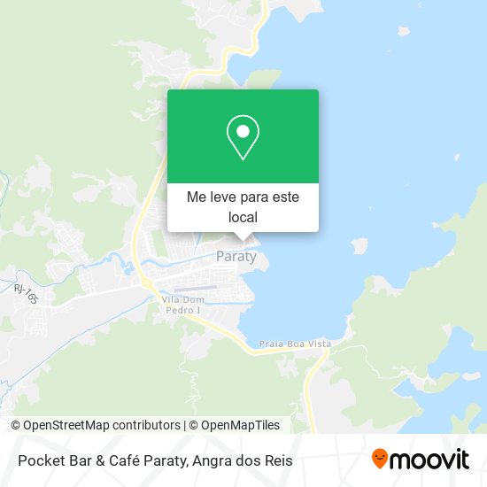 Pocket Bar & Café Paraty mapa