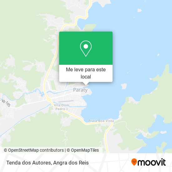 Tenda dos Autores mapa