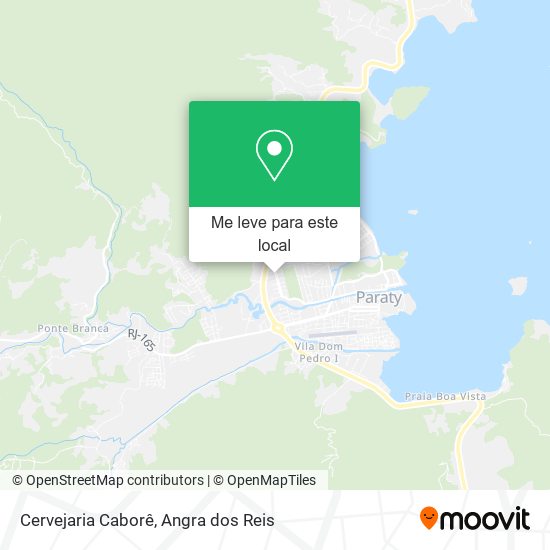 Cervejaria Caborê mapa