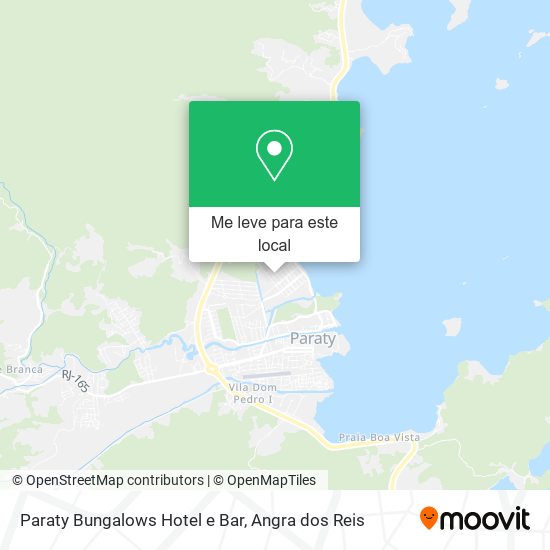 Paraty Bungalows Hotel e Bar mapa