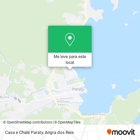 Casa e Chalé Paraty mapa