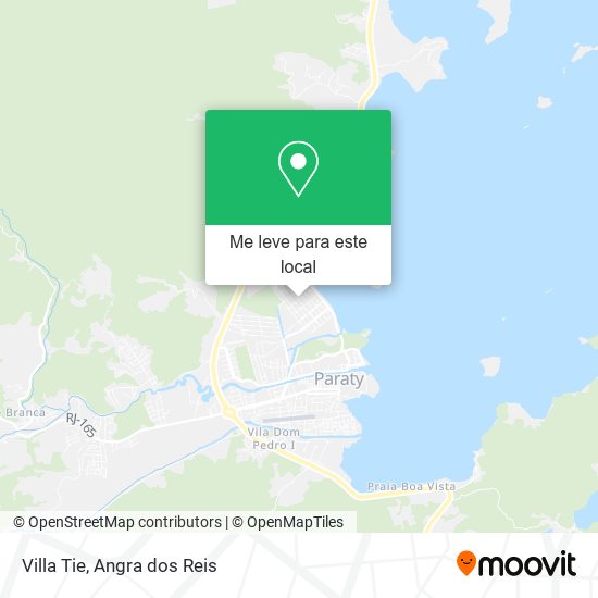 Villa Tie mapa