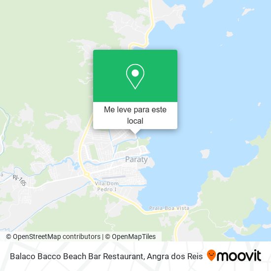 Balaco Bacco Beach Bar Restaurant mapa
