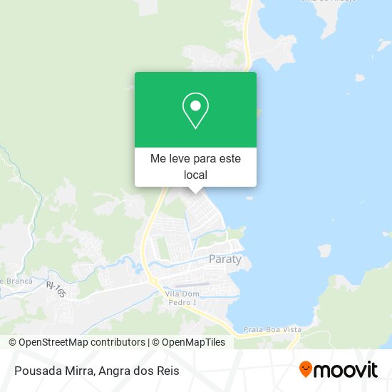 Pousada Mirra mapa