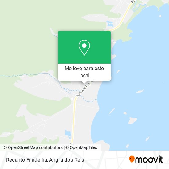 Recanto Filadélfia mapa