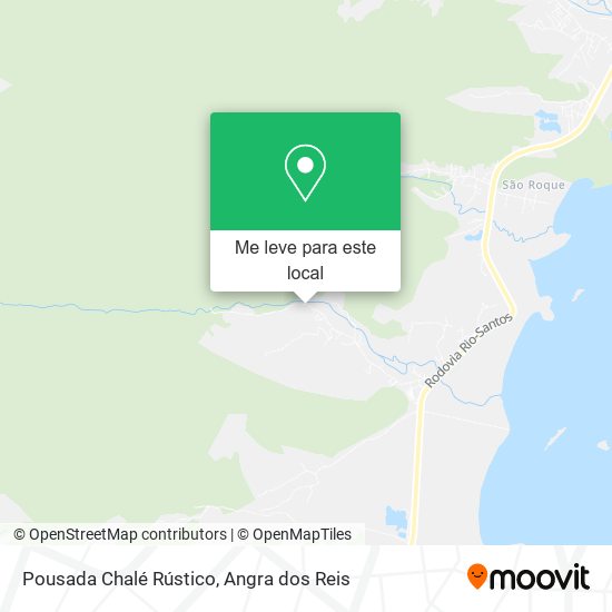 Pousada Chalé Rústico mapa