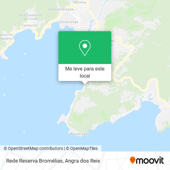 Rede Reserva Bromélias mapa