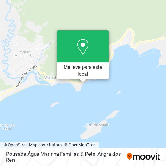 Pousada Água Marinha Famílias & Pets mapa