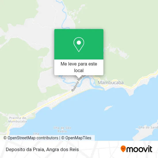 Deposito da Praia mapa