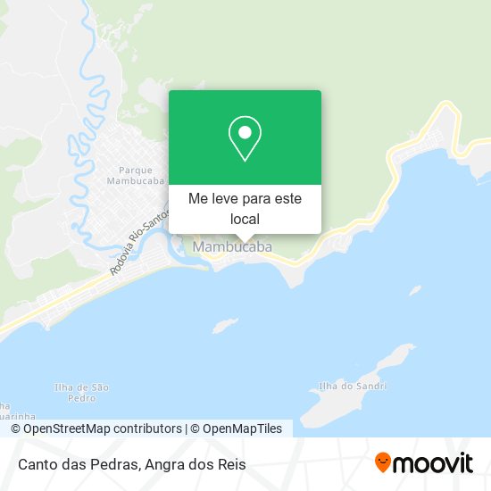 Canto das Pedras mapa