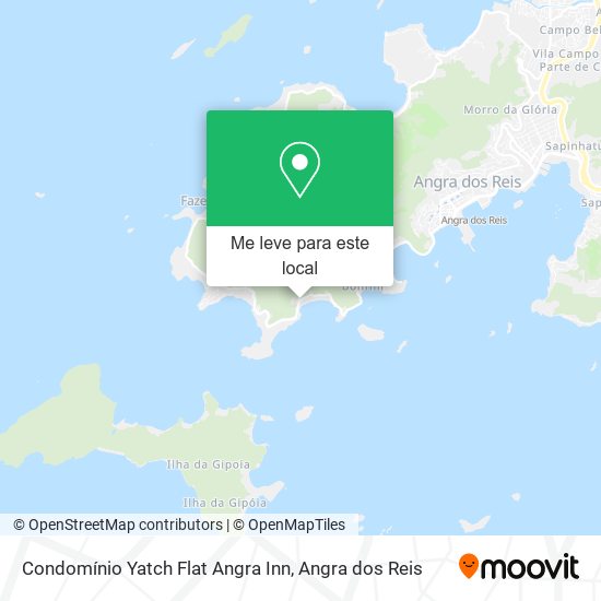 Condomínio Yatch Flat Angra Inn mapa