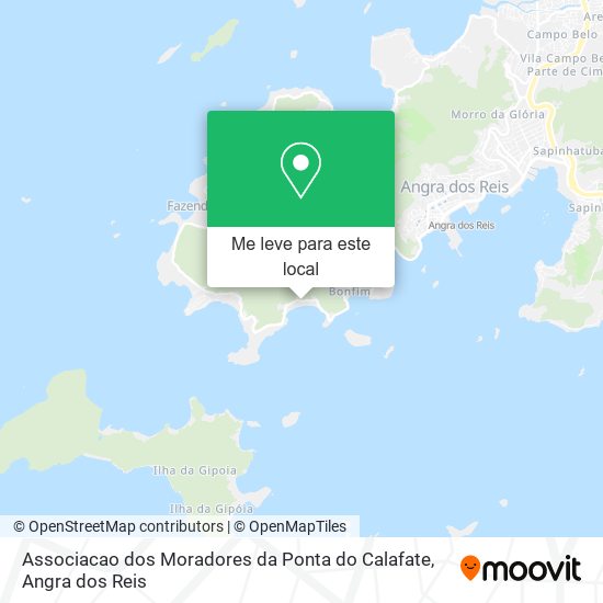 Associacao dos Moradores da Ponta do Calafate mapa