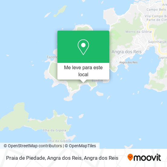 Praia de Piedade, Angra dos Reis mapa