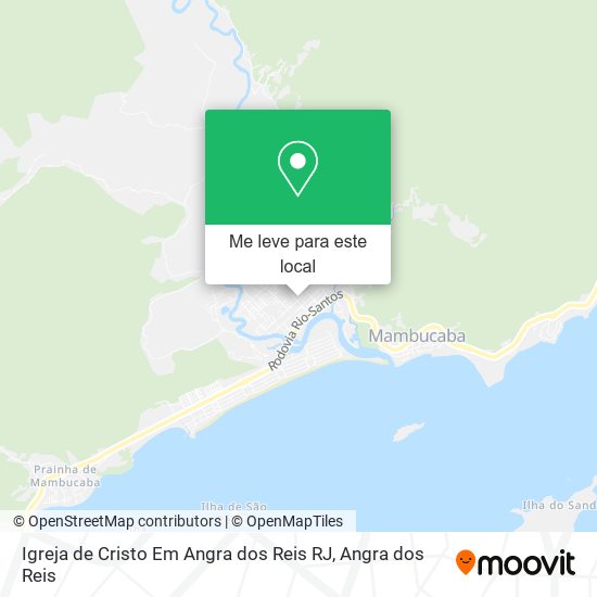 Igreja de Cristo Em Angra dos Reis RJ mapa