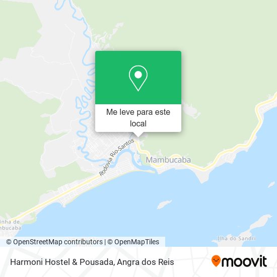 Harmoni Hostel & Pousada mapa