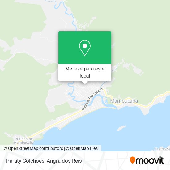 Paraty Colchoes mapa