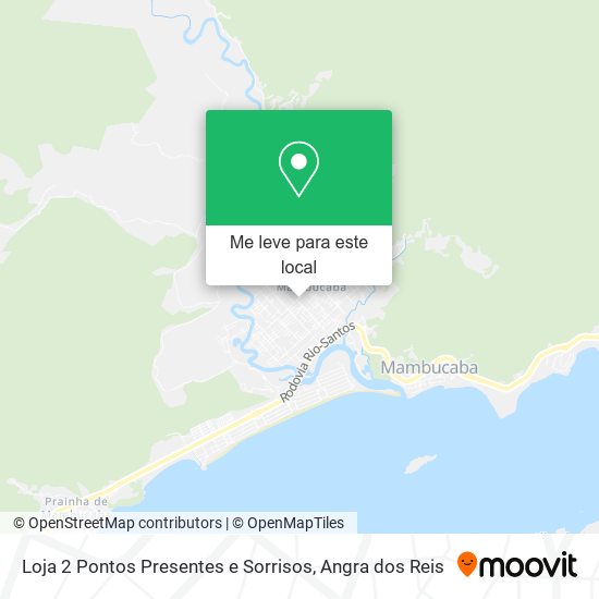 Loja 2 Pontos Presentes e Sorrisos mapa