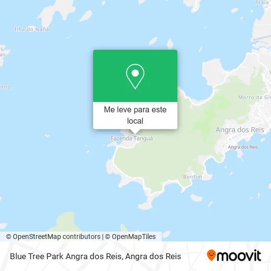 Blue Tree Park Angra dos Reis mapa