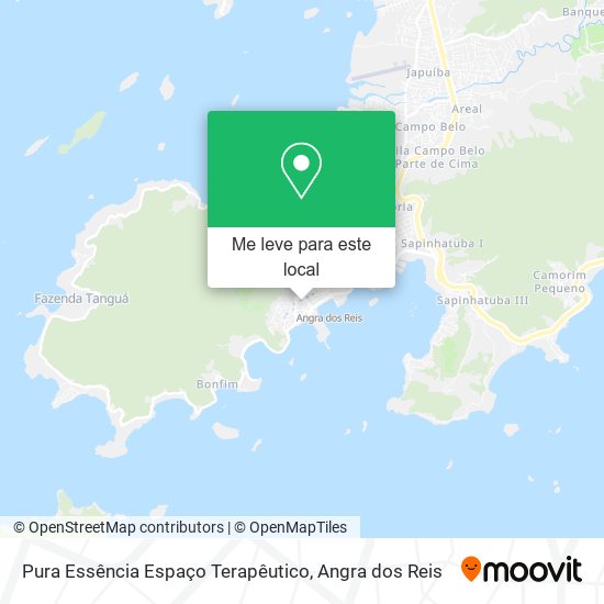 Pura Essência Espaço Terapêutico mapa