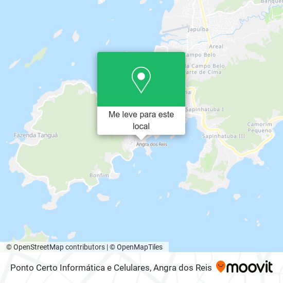 Ponto Certo Informática e Celulares mapa