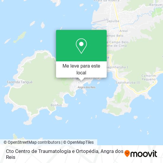 Cto Centro de Traumatología e Ortopédia mapa