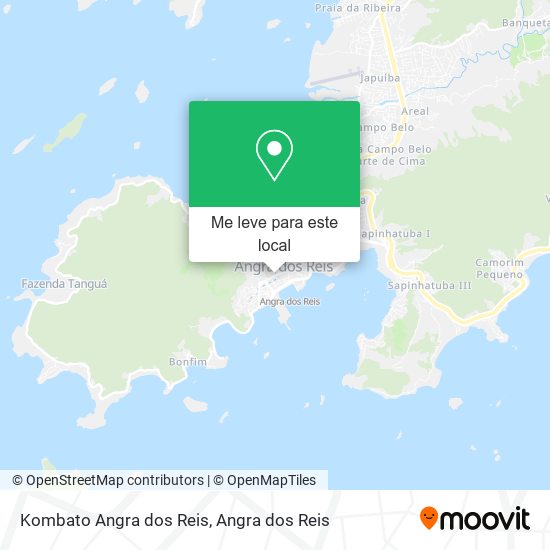 Kombato Angra dos Reis mapa