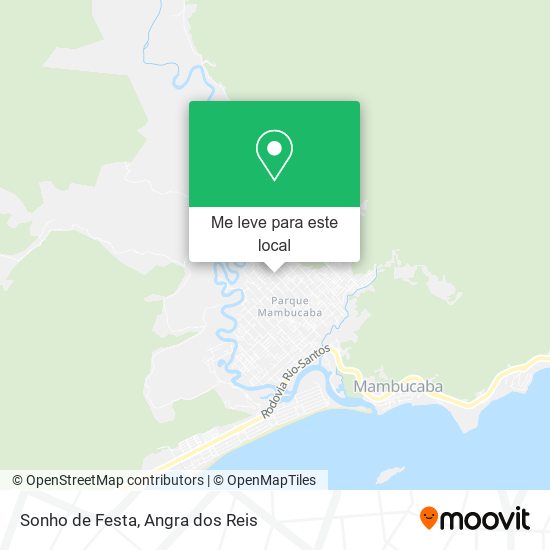 Sonho de Festa mapa