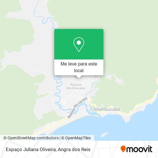 Espaço Juliana Oliveira mapa