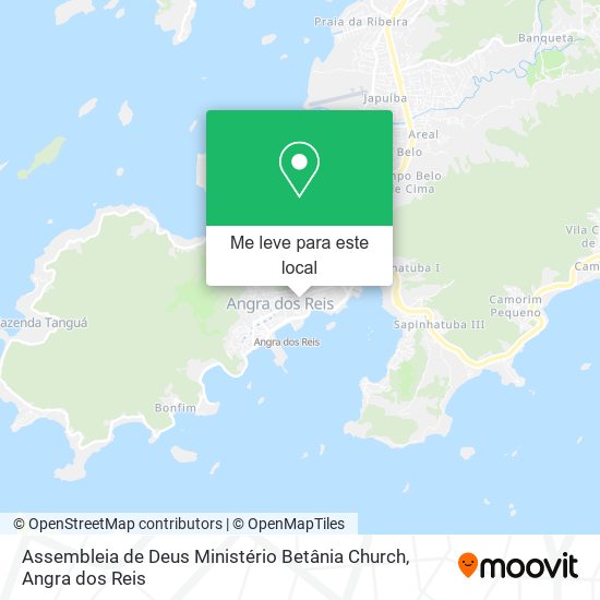 Assembleia de Deus Ministério Betânia Church mapa
