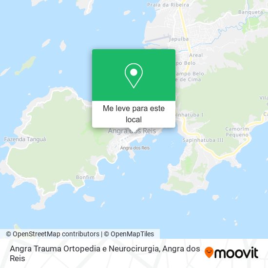 Angra Trauma Ortopedia e Neurocirurgia mapa