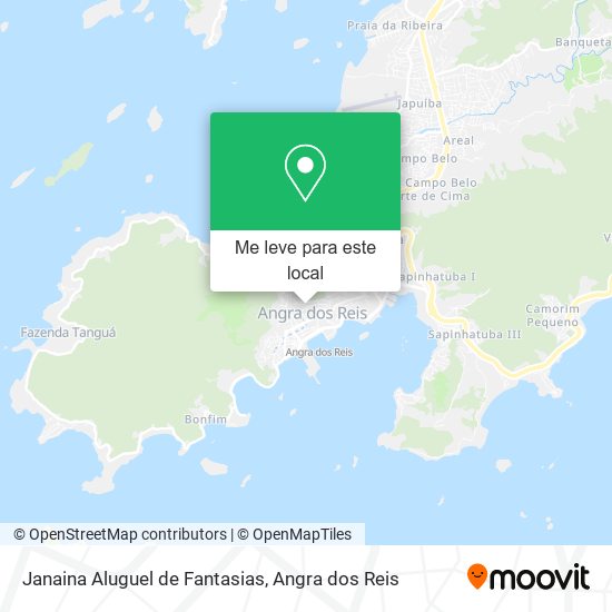 Janaina Aluguel de Fantasias mapa